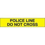 Police line yellow barricade tape 3 mil 1000' case 