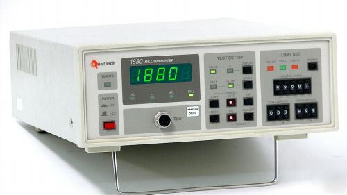 Quadtech 1880 low resistance milliohmmeter