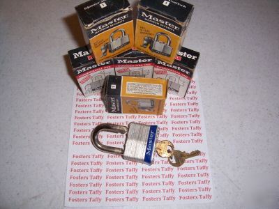 Master pad locks #1 l-f locksmith lot of 6