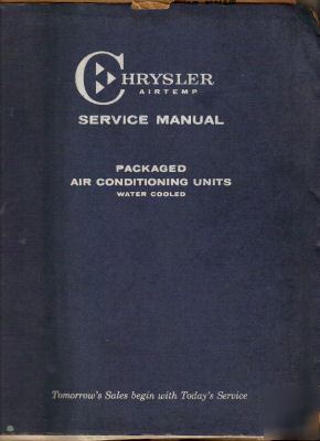 1951 chrysler airtemp service manual (air conditioning)