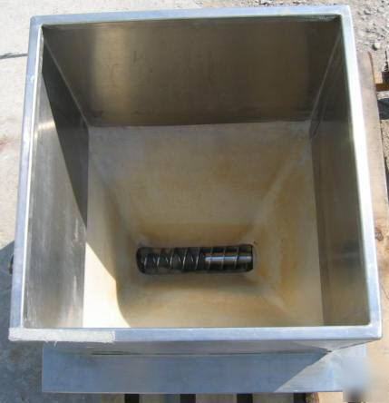 2 Â¼â€ schenck accurate ss screw feeder, model 603 (4469)