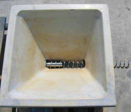2 Â¼â€ schenck accurate ss screw feeder, model 603 (4469)