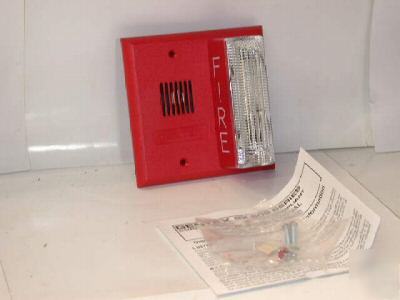 Gentex GX90S-4-110PWR horn strobe audible fire alarm