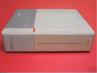 Hp 8904A multifunction synthesizer ops & calibration
