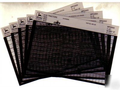 John deere 7210 7410 tractor parts manual microfiche