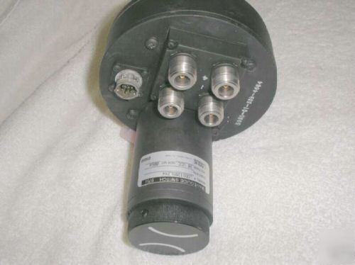 Logus WR112 7.05 10GHZ waveguide switch w/n ports