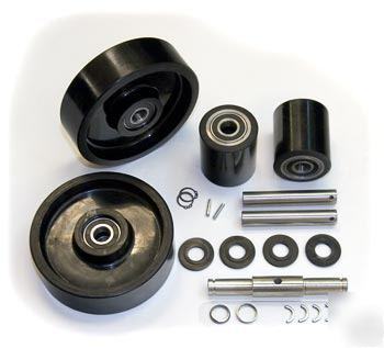 Mobile MLX55 palletjack aftermarket complete wheel kit