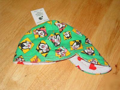 New wakko & yakko welding hat cap cartoon guys 7 3/8