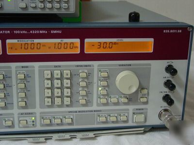 Rhode&schwarz SMHU58 /B6 100K-4.2GHZ signal generator 