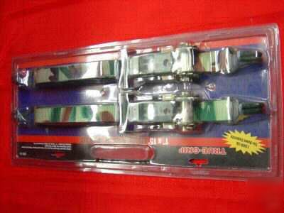 2 pc ratchet tie down set