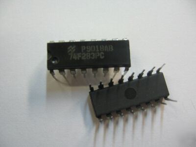 25PCS p/n 74F283PC ; ic full adder binary 4BIT 16-dip
