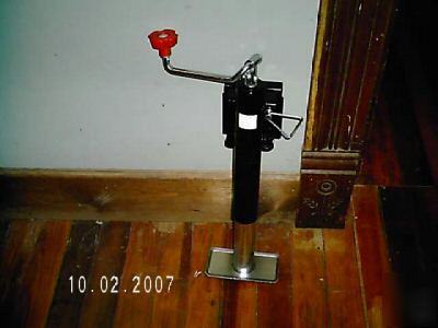 2K trailer jack, fold up, swing away, flip up weld on