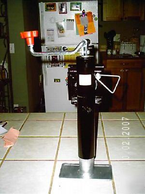 2K trailer jack, fold up, swing away, flip up weld on