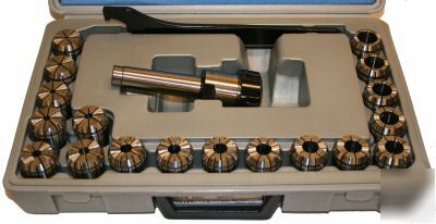 3MT ER32 collet chuck with set of 18 collets