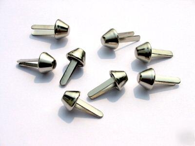 10MM metal purse bag handbag feet nickel 600PC JF10A-nl