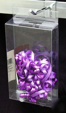 50 pcs 3X1X5 plastic box w/ hang hole retail display +
