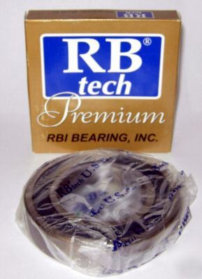 6211-2RS premium grade ball bearings, 55X100 mm,abec-3+