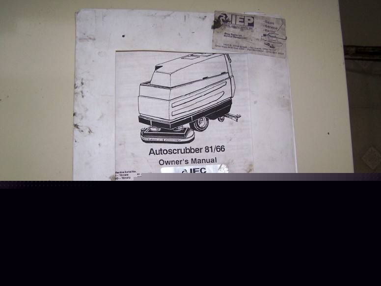 American lincoln autoscrubbber floor scrubber manual