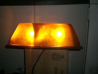 Code 3 lightbar amber dome police beacon ems tow light