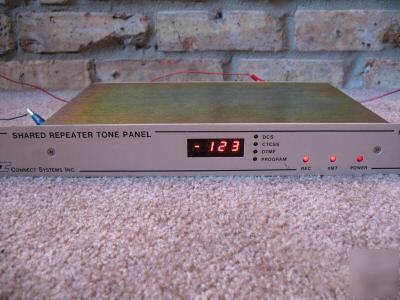 Connect systems shared repeater tone panel tp-154 +book