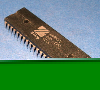 Cpu Z8400PS zilog Z80 vintage large logo