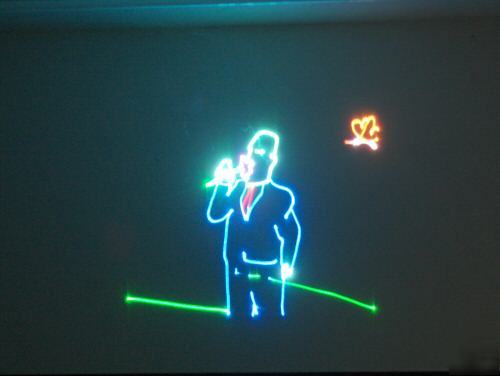 Laser light show projector system dpss yag argon ilda 