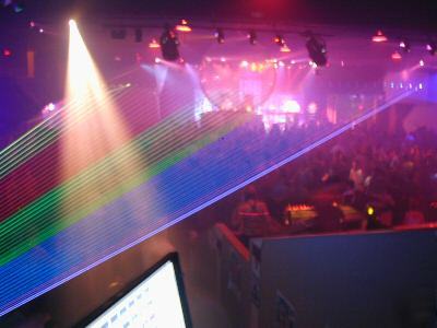 Laser light show projector system dpss yag argon ilda 