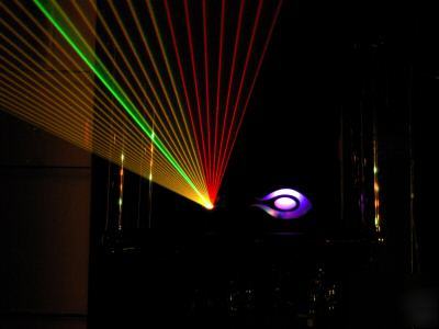 Laser light show projector system dpss yag argon ilda 