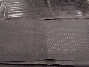 Lot of 13 safety cushion industrial black floor mat