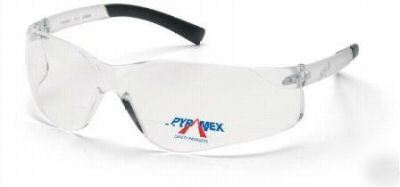 New 3 pyramex ztek 1.5 bifocal magnified safety glasses