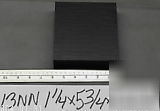 Nylon unfilled black sheet 1.25X5.75 x 6.5