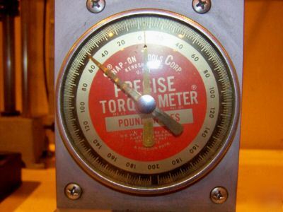 Snap-on precise torq meter 0-200 ft/lbs cw & ccw