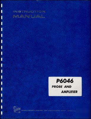 Tek P6046 service / op manual 2 res +textsearch +xtras 