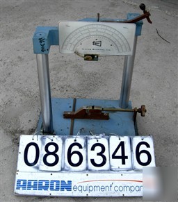 Used: tmi pendulum impact tester. approx 11' per second