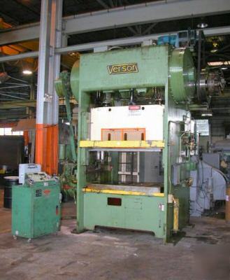 Verson model 150-B2-60 straight side double crank press