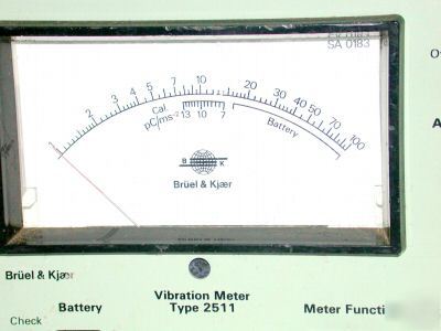 Very nice bruel & kjaer vibration meter model 2511