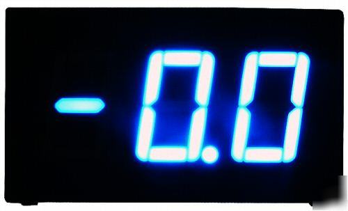 Blue 200V digital voltmeter+pwr regulator smallest size