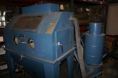 Econoline blast blaster cabinet siphon dust collector