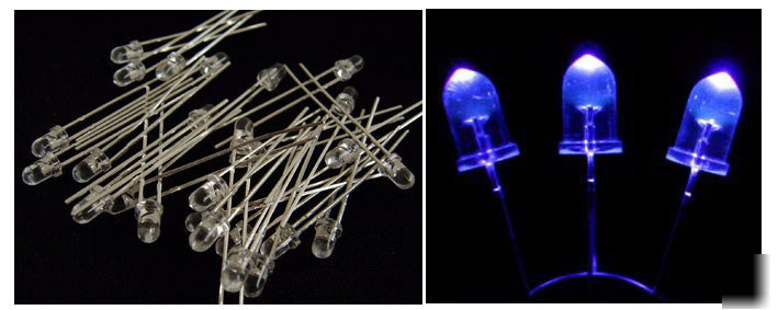10 sets 3MM ultra violet uv 12V ready led leds