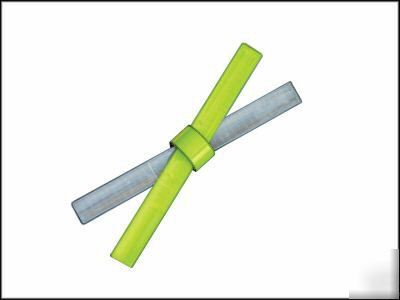 10 x reflective arm band, snap band, slapband