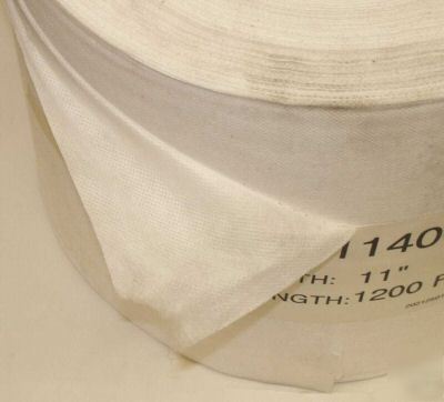 1200 ft bonded polyester filter fabric - 11 inch