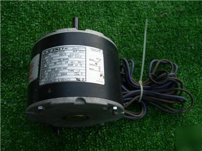 A.o. smith 1/4 hp single phase 1075 rpm motor fr 48Y