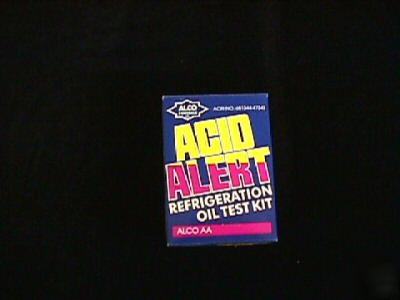 Acid alert refrigeration oil test kit