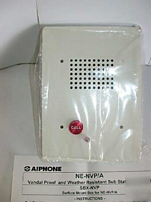 Aiphone ne-nvp/a vandal proof weather resis sub station