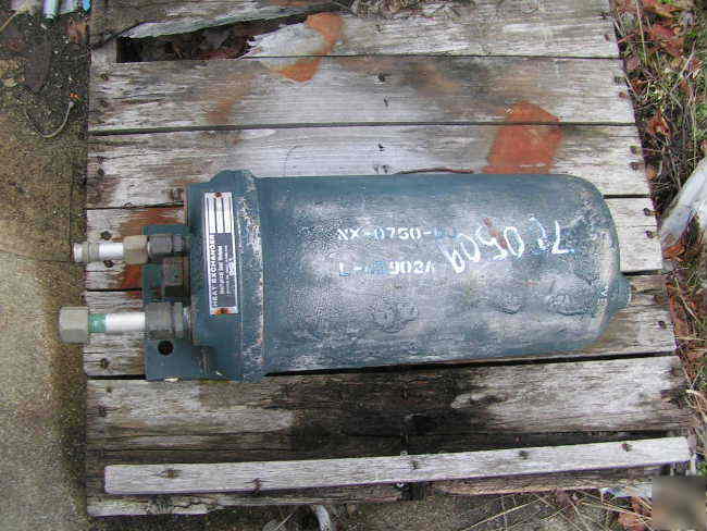 Borg warner 2 ft sq spiral heat exchanger