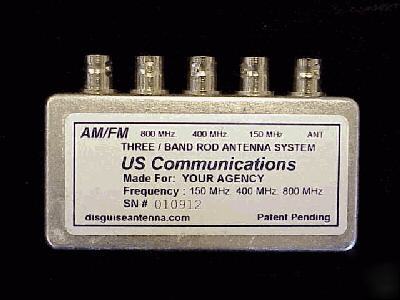 Disguised antenna for 2003 yukon single band replacemen