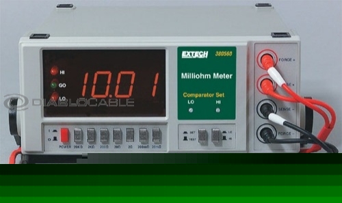 Extech 380560 high res precision milliohm meter 110VAC
