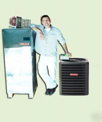 Goodman complete split-system, 3 ton, 14 seer 