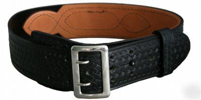 Hwc basketweave leather sam browne duty belt sz 30