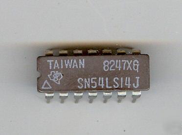 Integrated circuit ic SN54LS14J texas instrument